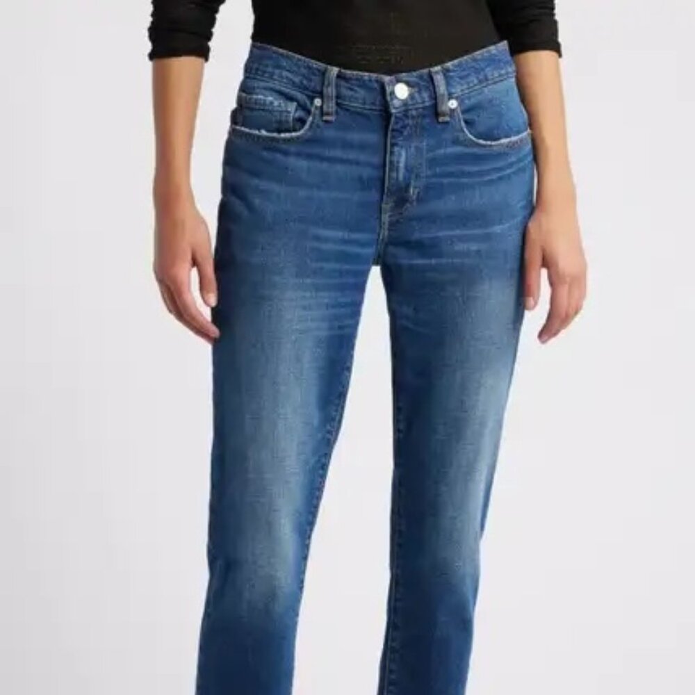FRAME Le Garçon Straight Leg Jeans, OTHELLO, sz 32